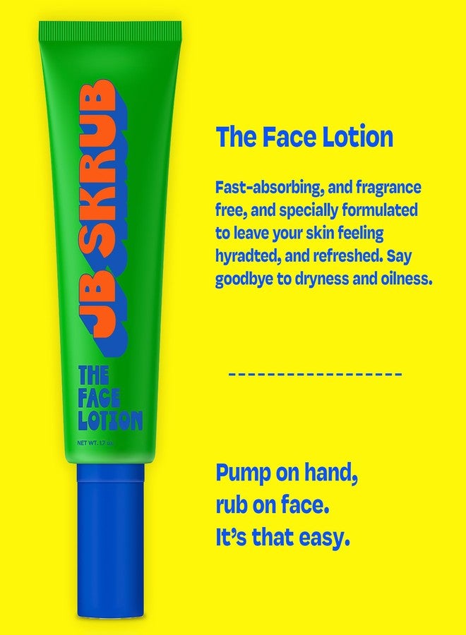 JB SKRUB The Face Lotion - Hydrating Skin Care for Kids and Teens, Acne Face Moisturizer, Fast-Absorbing & Oil-Control, Blue Light Protection, Vegan & Cruelty-Free, 1.7 oz - Image 4